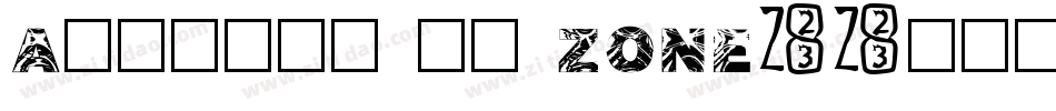 Asunder by ZONE23字体转换